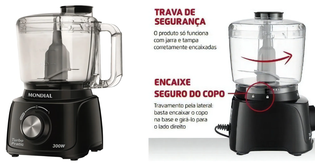 Mini Processador Turbo Preto Mondial: Vale a Pena?